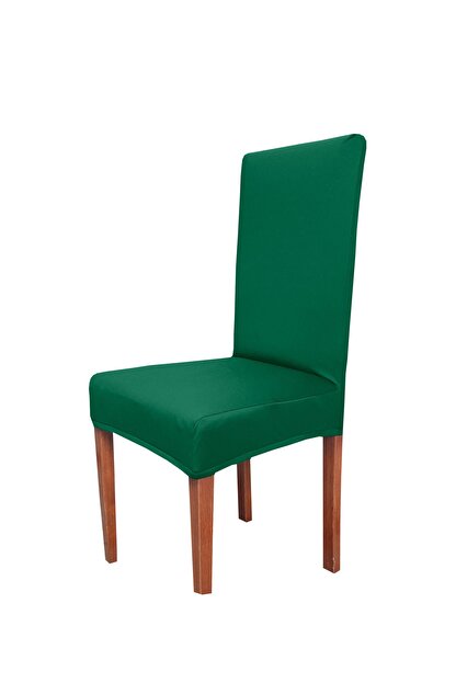 Abeltrade Sandalye Kilifi Kaliteli Mikro Kumas Yesil Rengi Standart Kare Sandalyelere Uygun 6 Lu Trendyol