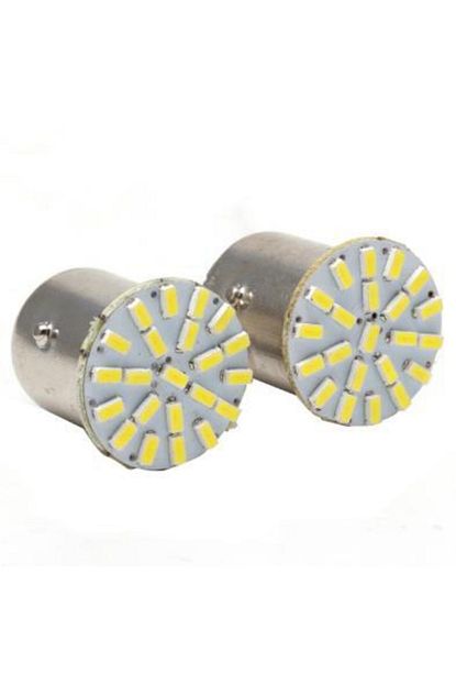Techmaster 1157 22 Led Ampul Cift Duy Led Stop Sinyal Ampulu Cakarli Kirmizi Trendyol