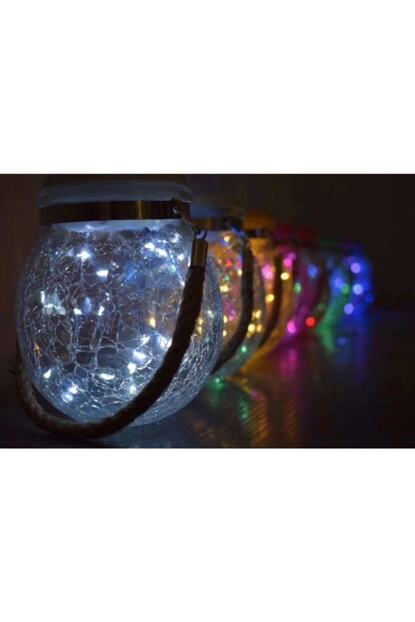 Led Pasaji Gunes Enerjili Catlatma Dekorlu Rgb Cok Renkli Bahce Aydinlatmasi Trendyol