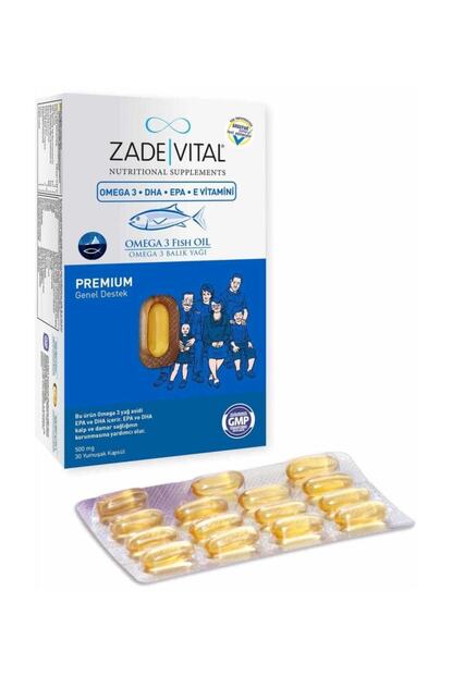 Zade Vital Omega 3 Balik Yagi Premium 30 Kapsul Trendyol
