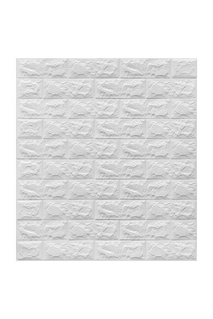 Renkli Duvarlar Nw01 Kendinden Yapiskanli Panel Sunger Beyaz Tugla Duvar Kagidi Kaplama Paneli 70x77 Cm Trendyol