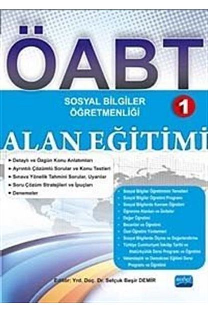 Nobel Akademik Yayincilik Oabt Sosyal Bilgiler Ogretmenligi 1 Alan Egitimi Trendyol
