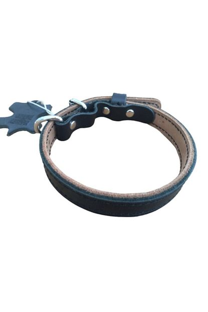 Desingshop Deri Kedi Kopek Tasmasi Siyah 40 Cm En 1 5cm Trendyol