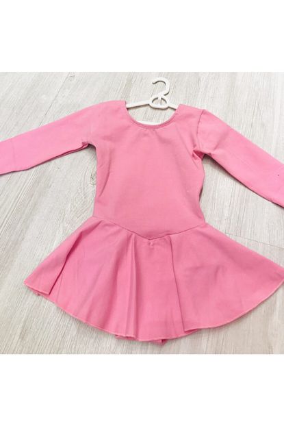 Superisi Butik Bale Kiz Cocuk Pembe Uzun Kollu Etekli Mayo Bale Kostumu Trendyol
