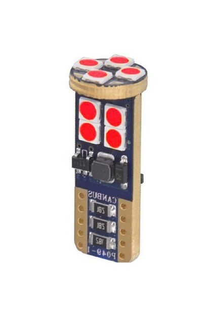 Eroglu 12 Ledli Dipsiz Park Tavan Plaka Icin Led Isik Canbuslu T10 Kirmizi Trendyol