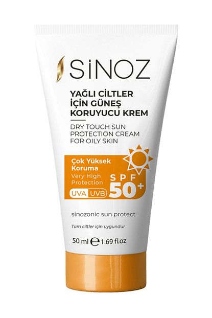 Sinoz Yagli Ciltler Icin Gunes Koruyucu Krem Spf 50 50 Ml Trendyol