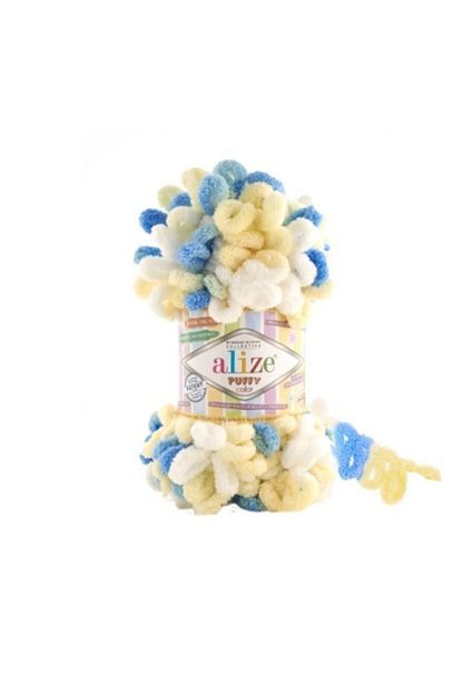 Alize Renkli Puffy Color El Orgu Ipi 6069 5 Li Paket Trendyol