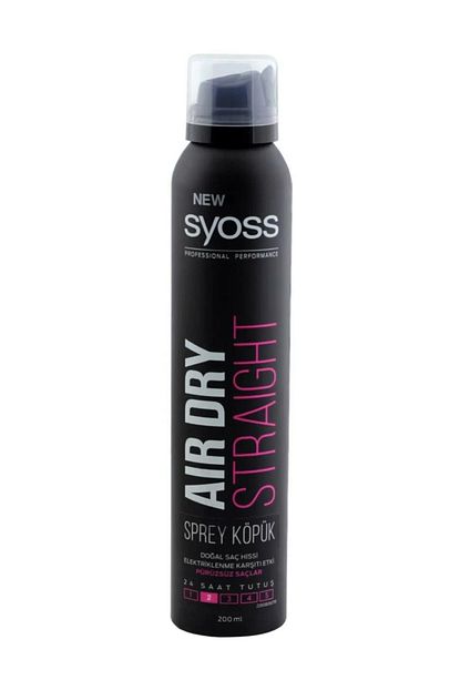 syoss air dry straight sprey kopuk 200 ml fiyati yorumlari trendyol