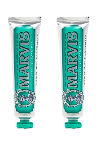 Marvis Classic Strong Mint Dis Macunu 85 Ml Yesil X 2 Adet 8004395111701 2 Trendyol