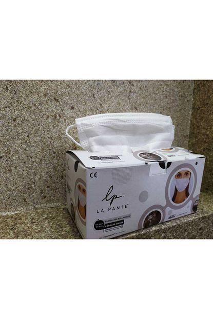 La Pante Beyaz Uc Katmanli Telli Cerrahi Maske 50 Adet Fiyati Yorumlari Trendyol