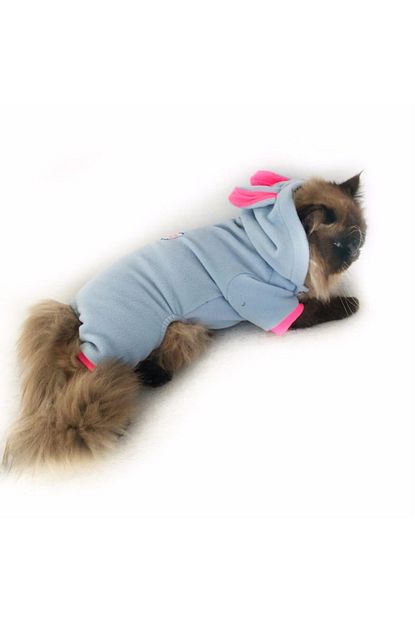 Kemique Power Hearts Blue Kedi Tulumu Kedi Kiyafeti 2xlarge 5 5 7 Kg Trendyol