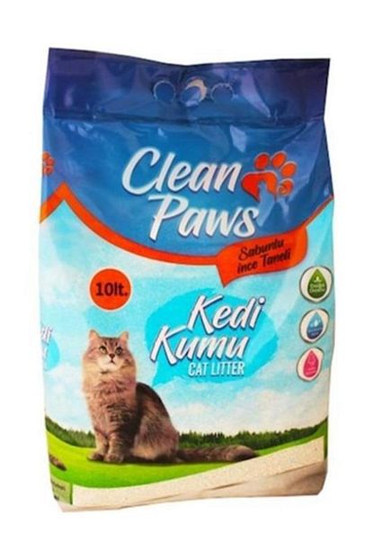 Clean Paws Topaklasan Sabun Kokulu Ince Taneli Kedi Kumu 10 Kg Trendyol