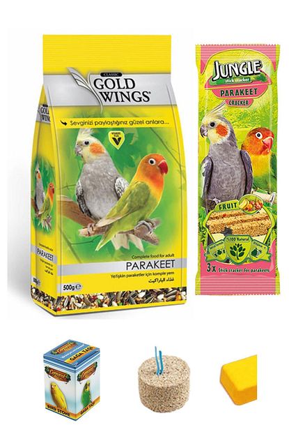 Gold Wings Paraket Sultan Cennet Papagani Yem Ve Bakim Seti 500 Gr Eko Trendyol