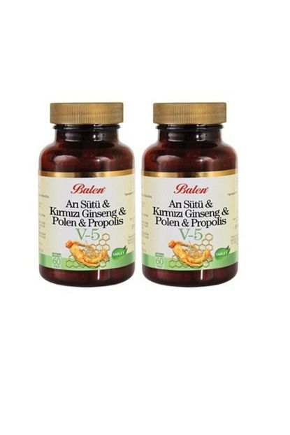 Sedat Baharat Balen Ginseng Ari Sutu Polen Propolis Kapsul V5 375mg 80 Kapsul 2 Kutu Trendyol