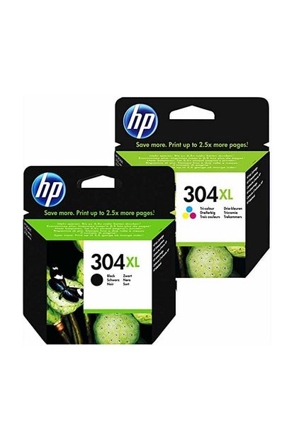 Hp N9k08ae N9k07ae 304xl Siyah Ve Renkli Murekkep Kartus Seti Trendyol
