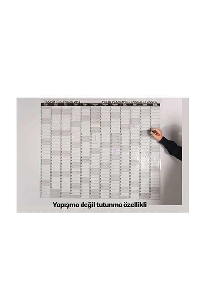 hdg yazilip silinebilir takvim 2020