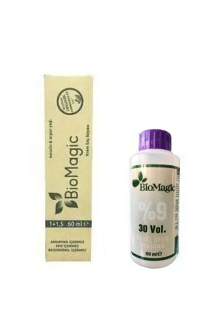 biomagic keratin ve arganli amonyaksiz dogal sac boyasi 8 72 acik kullu kumral 60 ml boya ve oksidan 90 ml fiyati yorumlari trendyol