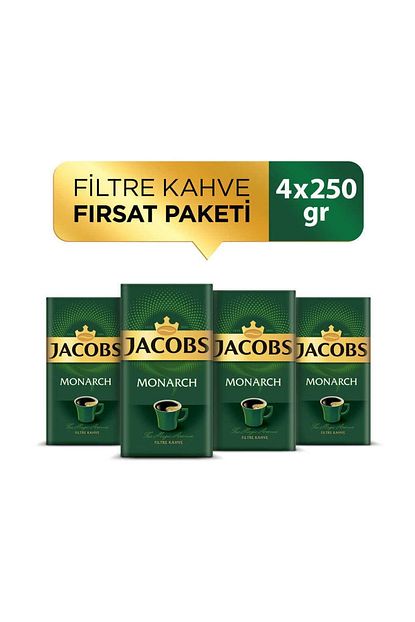 Jacobs Monarch Filtre Kahve 250 Gr X 4 Paket Trendyol