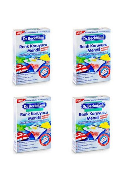 Dr Beckmann Renk Koruyucu Mendil 20 Li 4 Adet Trendyol