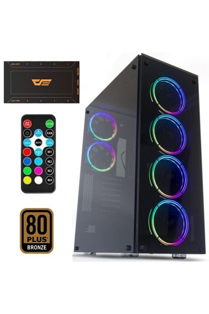 Dark Pc Darkflash Phantom 650w 80 Br Rgb Mid Tower Kasa Trendyol