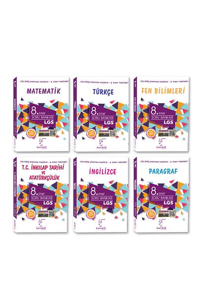 Karekok Yayinlari Karekok 8 Sinif Lgs Tum Dersler Soru Bankasi Seti 6 Kitap Turkce Matematik Fen Paragraf Trendyol