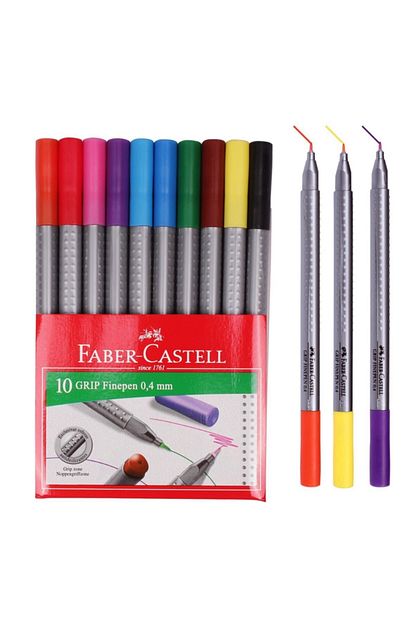 Faber Castell Grip Finepen Kece Uclu Kalem 0 4 Mm Trendyol