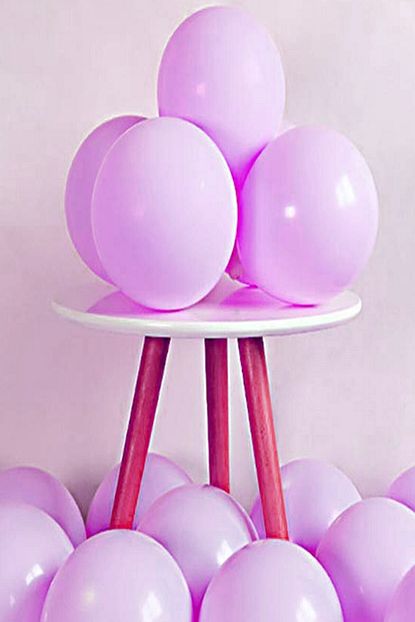 Partifabrik Makaron Balon Pastel Renk Mor 5 Li Trendyol