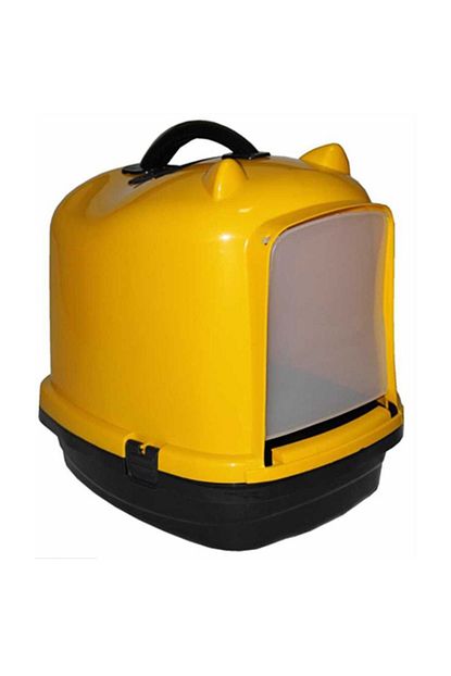 Leos Pet Style Comfort Kapali Kedi Tuvaleti Sari Trendyol