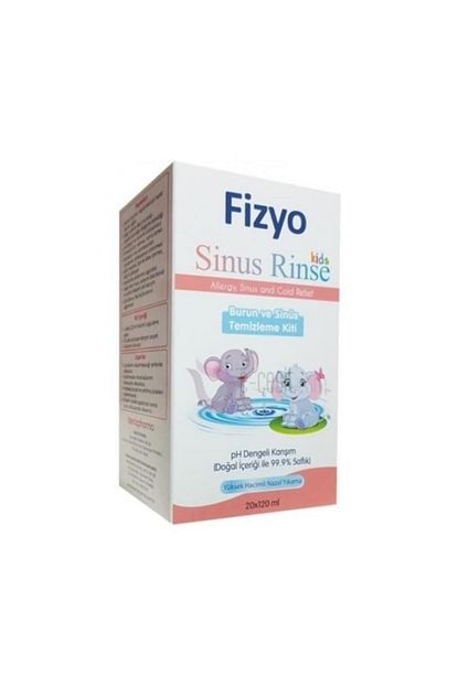 Fizyo Sinus Rinse Kids Cokcuklar Burun Ve Sinus Temizleme Kiti 20x120 Ml Trendyol