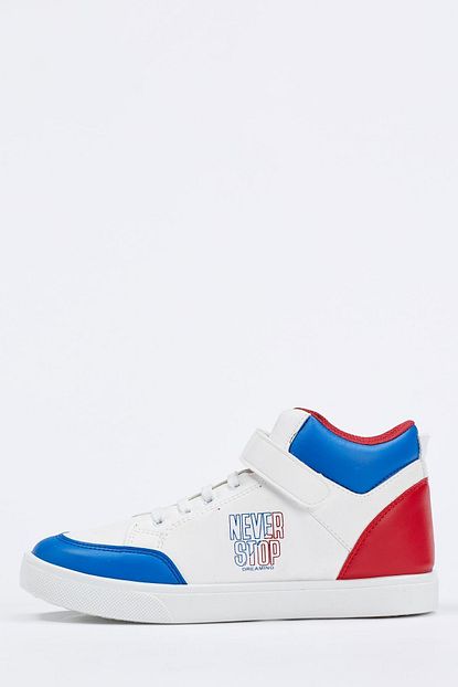 Defacto Erkek Cocuk Beyaz Bagcikli Sneaker Bot Trendyol