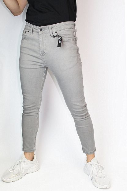 Catch Erkek Gri Likrali Jean Kot Pantolon Trendyol