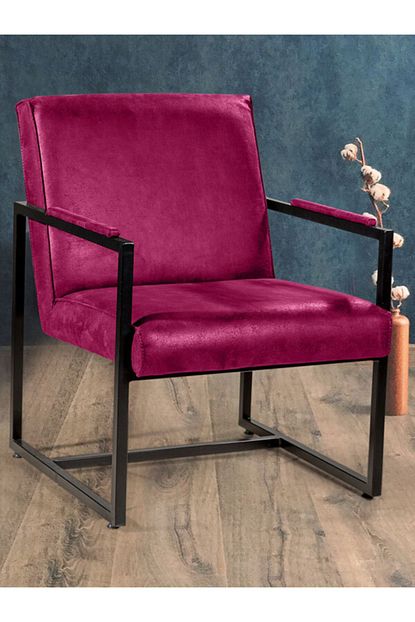 Prisma European Seat Confort Borli Kirmizi Berjer Tekli Sandalye Trendyol