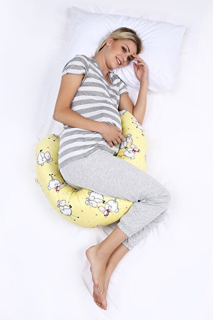 Ninniline Modus Hamile Ve Emzirme Yastigi Ve Ana Kucagi Eki Sari Kuzu Trendyol