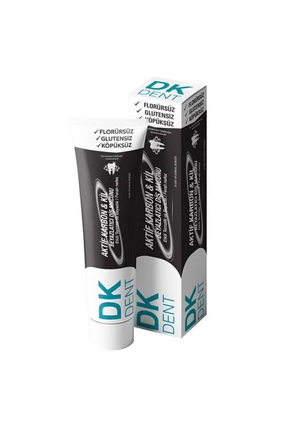 Dermokil Dkdent Aktif Karbon Kil Beyazlatici Dis Macunu 75 Ml 8697916007333 Trendyol