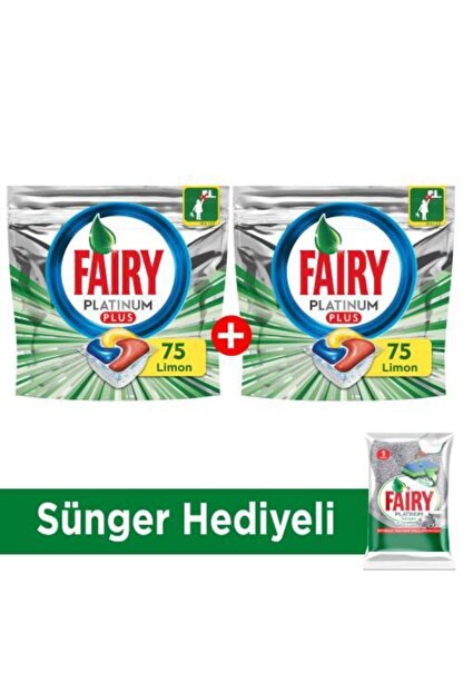 Fairy Platinum Plus 150 Yikama Bulasik Kapsulu Sunger Hediyeli Trendyol