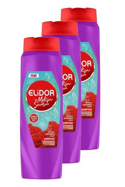 Elidor Doganin Enerjisi Kirmizi Yosun Ozlu Sac Bakim Sampuani 650 Ml Uclu Set Trendyol