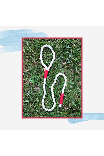 Enpatili Kopek Gezdirme Tasmasi El Yapimi Kirmizi Trendyol