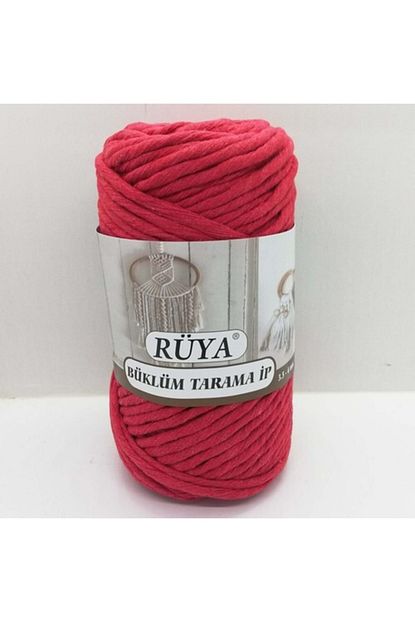 Ruya Buklum Makrome Tarama Ipi Kirmizi 250 Gr Trendyol