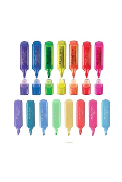 Faber Castell Fosforlu Kalem 15 Li Butun Renkler Trendyol
