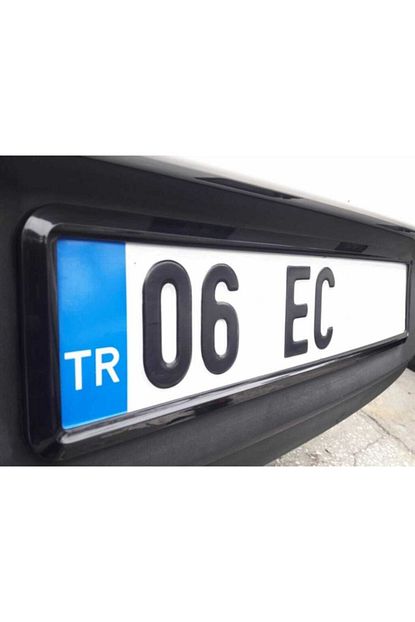 Z Tech Esnek Kirilmaz Siyah Cerceveli Plaka Alti Cerceve Plakalik 1 Adet Trendyol