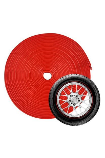 Oto Aksesuarcim Jant Kenari Koruma Jant Seridi Kirmizi 8 Metre Trendyol