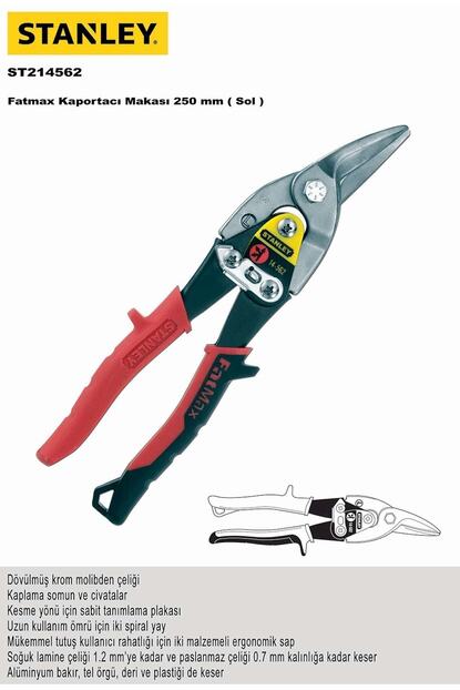 Stanley St214562 Kaportaci Makasi Sol 250mm Trendyol