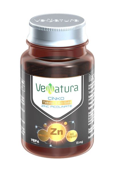 Venatura Cinko Takviye Edici Gida 15 Mg 60 Kapsul Trendyol