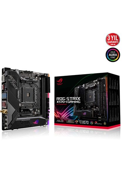 Asus Rog Strix X570 I Gaming Amd Ddr4 4800mhz M2 Dp Hdmi Mini Itx Anakart Trendyol