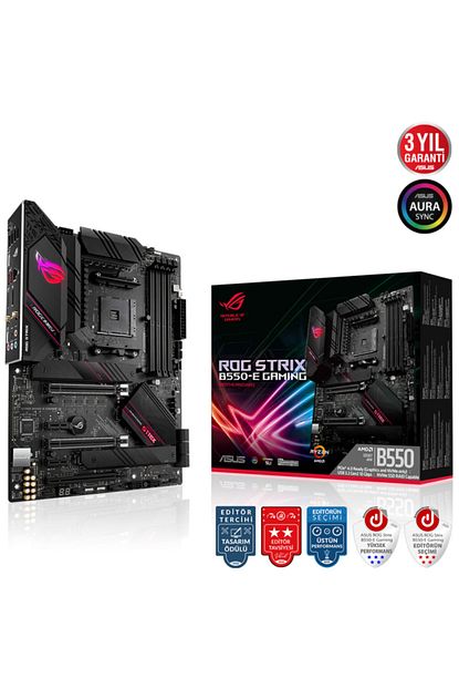 Asus Rog Strix B550 E Gaming Amd Am4 3 Nesil Ddr4 Dp Hdmi Anakart Trendyol