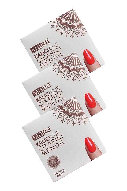 Mara 3 X Kalici Oje Cikarici Aseton Mendili Trendyol