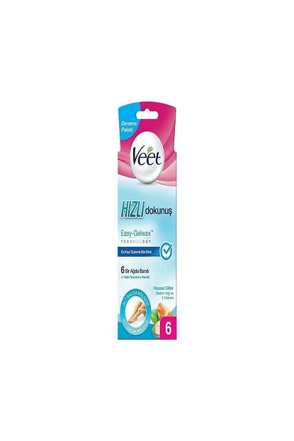 Veet Hizli Dokunus Agda Bandi Hassas Ciltler 6 Li Trendyol
