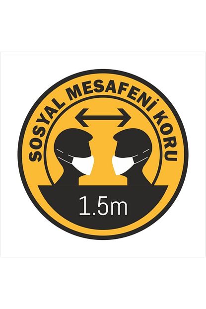 Bursa Okul Gerecleri Sosyal Mesafe Uyari Etiketi Trendyol