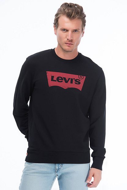 Levi S Erkek Siyah Sweatshirt 19492 0027 Trendyol