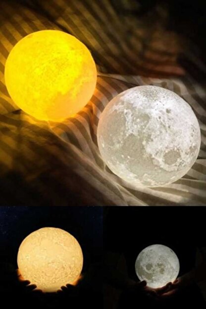 Sifa Inur Gece Lambasi 3d Ay Lamba Gece Lambasi 10 Cm Trendyol